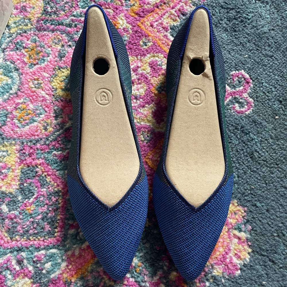 New in box Rothy’s Metallic Berry Points in size 9.5